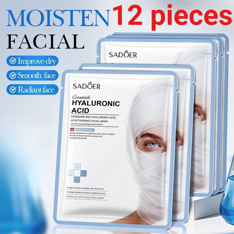 Echinacea - 12 Pieces SADOER Ceramide Moisturizing Facial