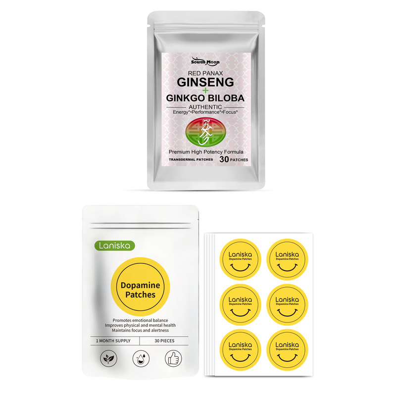 Ginger Tea - 60pcs Combo Laniska Dopamine Patches &