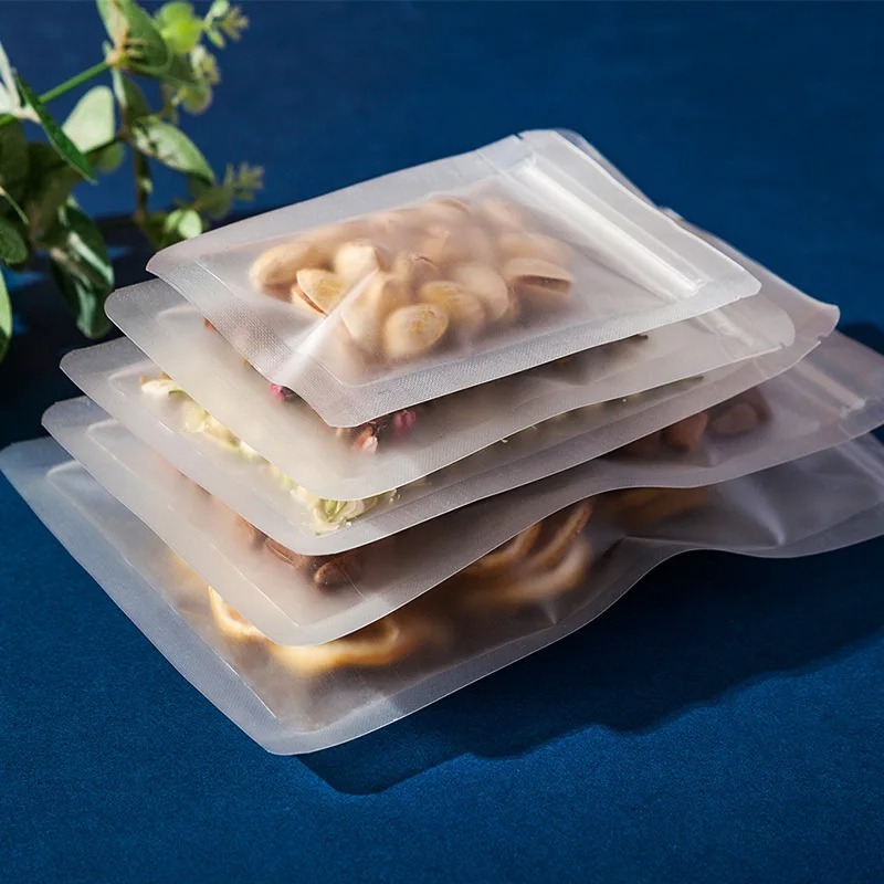 Dried Herbs - Frosted Clear Ziplock Bag Food Storage