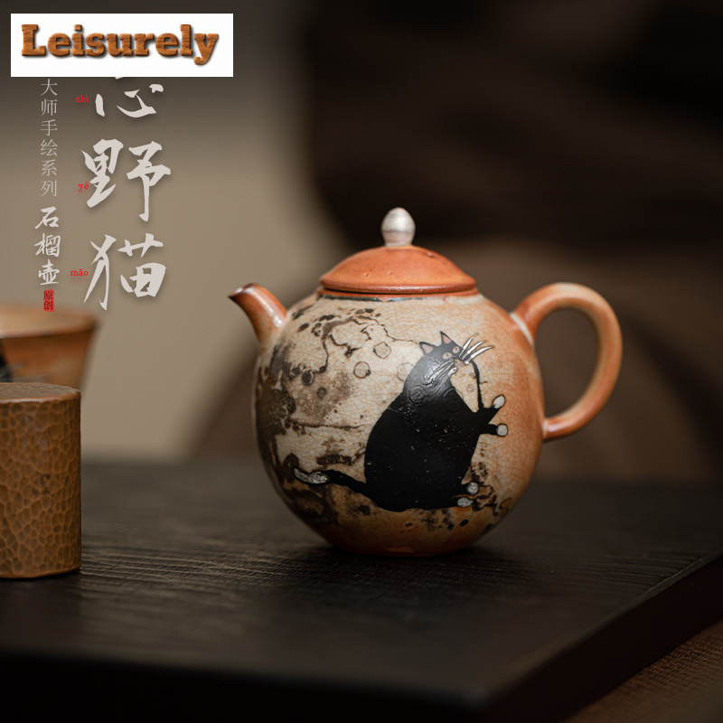 100ml Hand Painted Cat Teapot  - đánh giá và giá Chamomile Tea