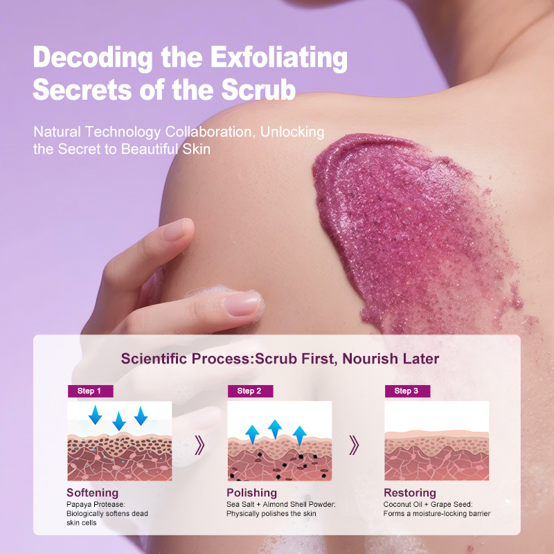 500g Lavender Body Scrub Shea  - đánh giá và giá Lavender Oil