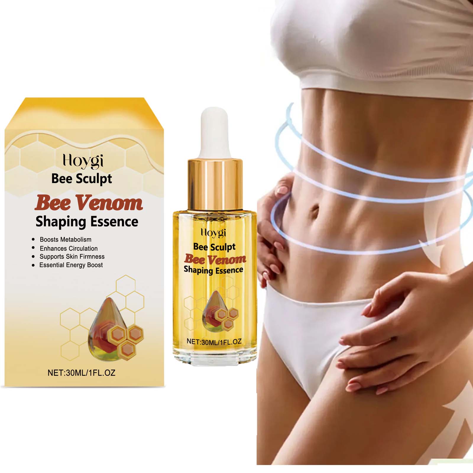 Bee Venom Shaping Oil Firming  - đánh giá và giá Ginger Tea