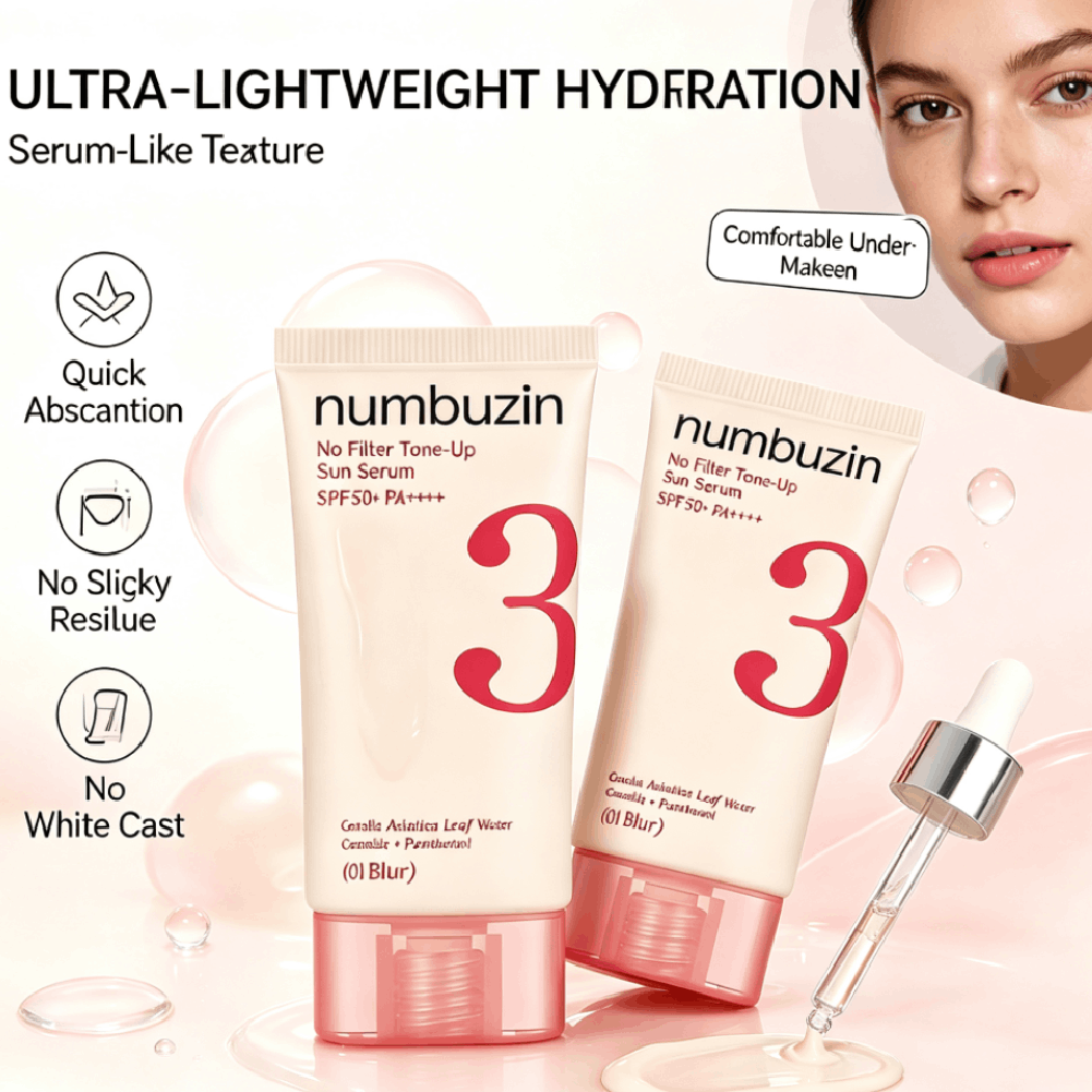 Numbuzin 3 Sun Serum SPF50+ Ce - đánh giá và giá Echinacea