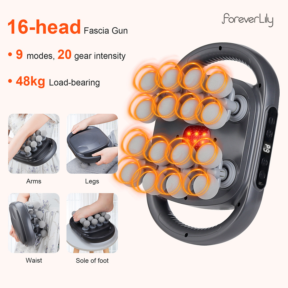 16-Head Fascia Gun High-Freque - đánh giá và giá Health Wellness