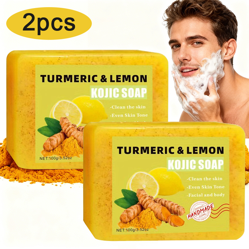 2PCS Turmeric Citric Acid Soap - đánh giá và giá Turmeric